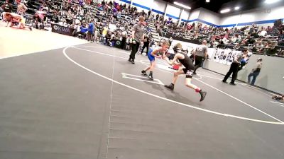 55 lbs Consi Of 8 #1 - Lincoln Steiner, Mustang Bronco Wrestling Club vs Dustin Hampton, Noble Takedown Club