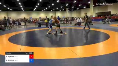 63 kg Semifinal - Erik Spence, Battle Born Wrestling Club vs Rylee Molitor, Jackrabbit Wrestling Club