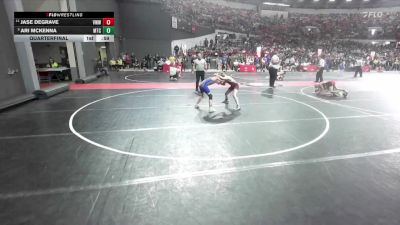 87 lbs Quarterfinal - Ari McKenna, Maverick Training Center vs Jase DeGrave, Luxemburg-Casco Wrestling Club