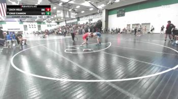 126 lbs Champ. Round 3 - Zach Held, Underground Wrestling Club vs Cruz Cannon, Wichita Training Center