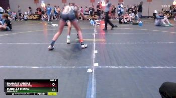 100 lbs Round 2 - Isabella Chapa, Alpha Elite vs Damaris Vargas, Greater Heights Wrestling