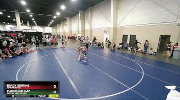 113 lbs Round 2 - Maximilian Diaz, Canyon View Falcons vs Brady Gehring, Team Montana