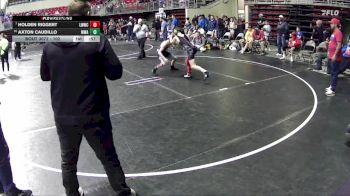 102 lbs Champ. Round 2 - Holden Riggert, Lincoln Warriors Wrestling Club vs Axton Caudillo, MWC Wrestling Academy