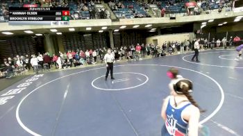 125 lbs Cons. Round 4 - Hannah Olsen, Unattached vs Brooklyn Strelow, Unattached