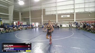 106 lbs Placement Matches (16 Team) - Wyatt Rossi, Maryland vs Turner Ross, Minnesota Blue