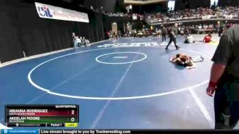 6 lbs Quarterfinal - Akeelah Moore, Richardson vs Arianna Rodriguez, South Grand Prairie
