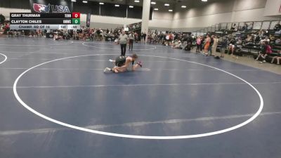 126 lbs Champ. Rd Of 16 - Gray Thurman, Tennessee vs Clayton Chiles, Open Mats Wrestling Club