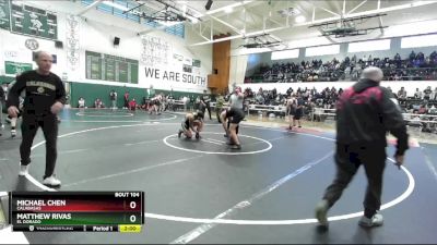 157 lbs Champ. Round 1 - Matthew Rivas, El Dorado vs Michael Chen, Calabasas