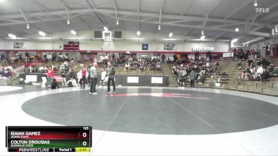 125 lbs Quarterfinal - Isaiah Gamez, Adams State vs Colton Drousias, Glenville State