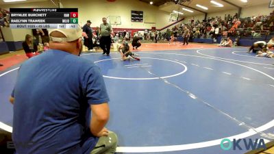 49 lbs Rr Rnd 2 - Brynlee Burchett, Raw Wrestling Club vs Raelynn Traweek, Mojo Grappling Academy