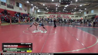 90 lbs 3rd Place Match - Macyn Gardner, Berge Elite Wrestling Academy vs Rhilynn Tolzman, Summit Wrestling Academy