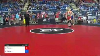 145 lbs Consi Of 128 #2 - Jerrdon Fisher, Kansas vs Anthony Ching, California