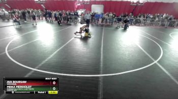 75 lbs Round 1 - Meika Meinholdt, Pardeeville Boys Club Youth Wrestling vs Ava Boursaw, Wisconsin