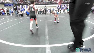 46 lbs Consi Of 4 - Easton Hans, Lions Wrestling Academy vs Kase Pearson, Hinton Takedown Club