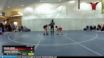 101 lbs Round 1 - Moriah Morphet, Indian Creek Wrestling Club vs Khloe Jorge, Munster Wrestling Club