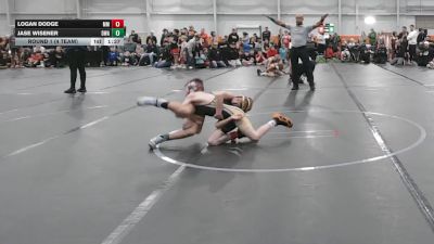 80 lbs Round 1 (4 Team) - Logan Dodge, Meridian Maniacs vs Jase Wisener, Donahue WA