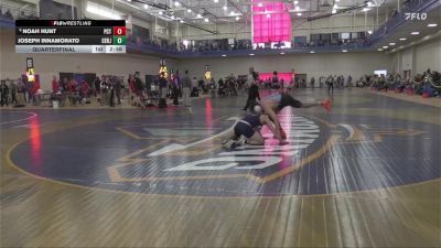 141 lbs Quarterfinal - Noah Hunt, Penn College vs Joseph Innamorato, Centenary