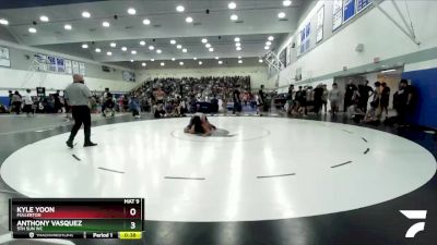 175 lbs Champ. Round 1 - Kyle Yoon, Fullerton vs Anthony Vasquez, 5th Sun WC