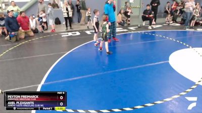 49 lbs Round 2 - Peyton Freimarck, Marathon Wrestling Club vs Axel Pleasants, Juneau Youth Wrestling Club Inc.