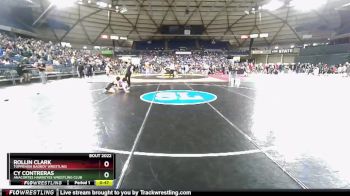 82 lbs Champ. Round 1 - Rollin Clark, Toppenish Badboy Wrestling vs Cy Contreras, Anacortes Hawkeyes Wrestling Club