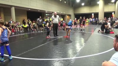 55 lbs Round 4 (6 Team) - Ashton Bell, NC National Team White vs Hunter Autin, The Factory Wrestling
