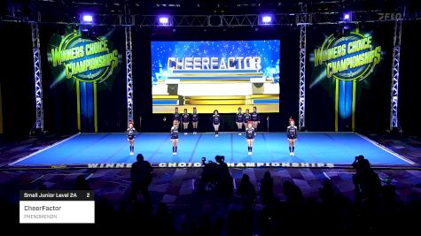 CheerFactor - PHENOMENON [2025 Small Junior Level 2A 2] 2025 Winners Choice Live at Foxwoods