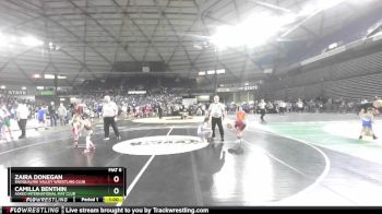 65-70 lbs Round 2 - Camilla Benthin, Askeo International Mat Club vs Zaira Donegan, Snoqualmie Valley Wrestling Club