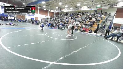 120 lbs Champ. Round 2 - Yousef Jubrail, Chaminade vs Raymond Contreras, Jurupa Valley