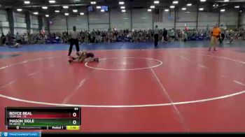 64 lbs Round 2 - Royce Beal, Team USA vs Mason Sigle, PA White