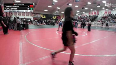 135 lbs 7th Place Match - Layla Barron, Murrieta Mesa vs Sierrah Kendig, Dos Pueblos