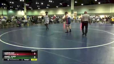 285 lbs Round 2 (10 Team) - Makel Ajadi, MXW Gold vs Aaron Day, Terre Haute North