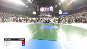 152 lbs Cons 32 #2 - Bradlee Farrer, Utah vs Connor Cumbee, Illinois