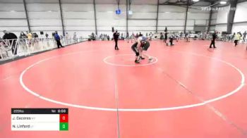 220 lbs Consolation - Jairo Caceres, NY vs Noah Linford, UT