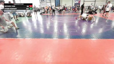 170 lbs Rr Rnd 3 - Michael Cain, Indiana Outlaws Black vs Kyser Kostoff, Team Shutt NXT GEN