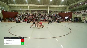 126 lbs Round Of 16 - Tommy Cavanaugh, Woodward Academy vs Aidan Garza, Bishop Lynch