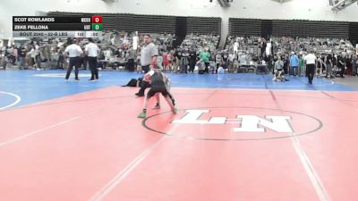 52-B lbs Consi Of 8 #2 - Scot Rowlands, McDonald Wrestling Academy vs Zeke Fellona, UDT