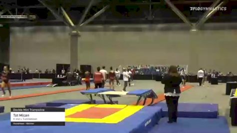 Tot Mican - Double Mini Trampoline, K and L Tumbletown - 2021 USA Gymnastics Championships