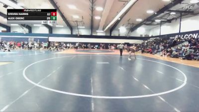 133 lbs Cons. Round 3 - Alex Oberc, Springfield College vs Steven Harris, Alvernia