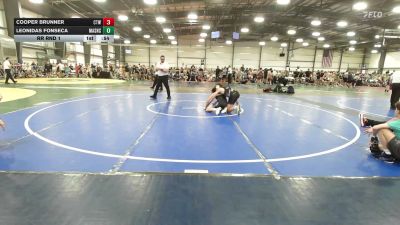 142 lbs Rr Rnd 1 - Cooper Brunner, CTWHALE Beluga - MS vs Leonidas Fonseca, Mat Assassins Red - MS