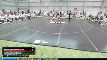 100 lbs 2nd Place Match (8 Team) - George Marinopoulos, Illinois vs Nathan Walkowiak, Team Michigan Blue