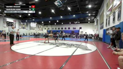 165 Boys Semifinal - Marcelino Nona, Valhalla vs Mahiro Okazaki, Torrey Pines