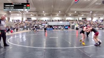 Girls 145 lbs Cons. Round 3 - Jianna Bare, Coffee Co. Central High School vs Alina Cline, Munford High School