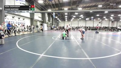 127 lbs Round Of 64 - Kade Chortanoff, PA vs Chase Martinez, NJ