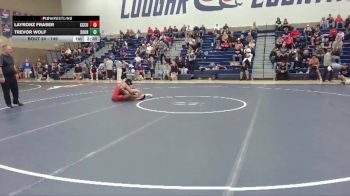 149 lbs Champ. Round 2 - Trevor Wolf, Southern Oregon vs Layronz Fraser, Clackamas Unattached