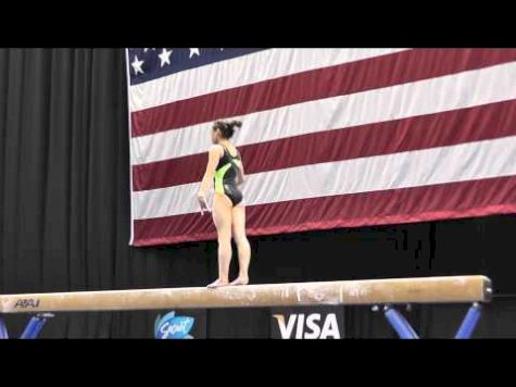 Katelyn Ohashi - Balance Beam - 2012 Visa Championships Podium Training