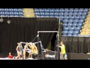 (WOGA) Nastia Liukin DOUBLE FRONT 1/2 NAILED!