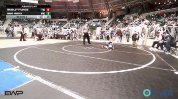 43-47 lbs Rr Rnd 3 - Bradley Francis, Team Tulsa Wrestling Club vs Remi Nuttle, Woodland Wrestling Club