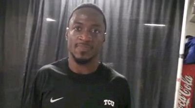 Charles Silmon TCU runs 1005 to qualify for 100 final at 2012 NCAA Outdoor Champs