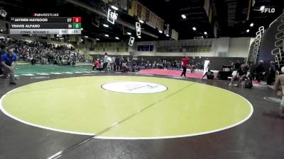 157 lbs Cons. Round 2 - Travis Alfaro, Bishop Amat vs Jayden Haygood, Saint Francis
