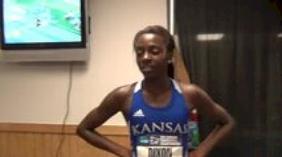 Diamond Dixon after winning competitive 400m semis at 2012 NCAA Outdoor Champs